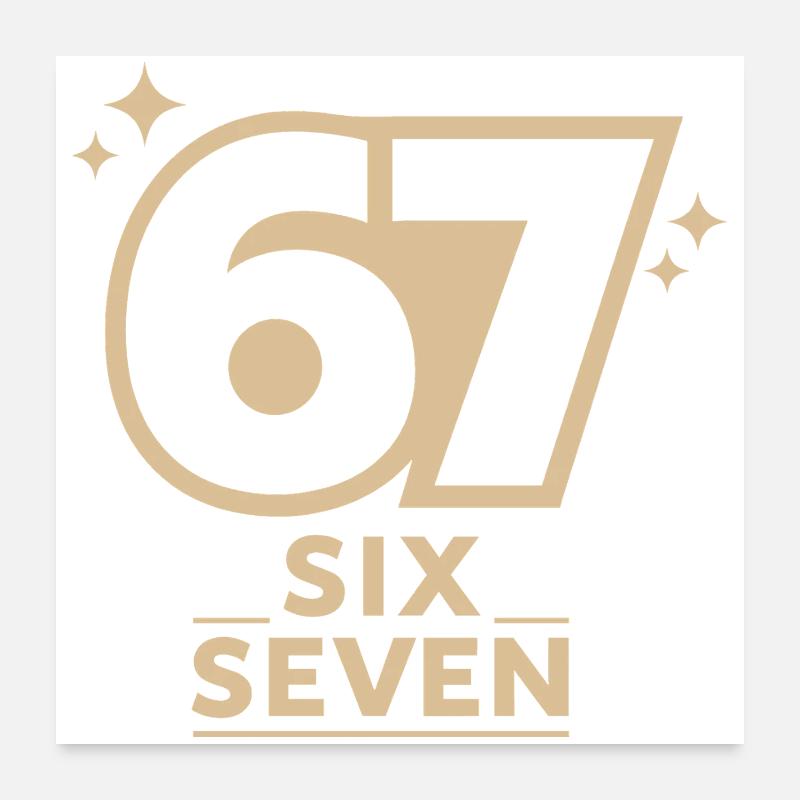 67 Poster 60x60 cm