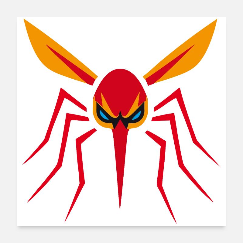 Mosquito, Mosquito, Insect, Evil Poster 24" x 24" (60x60 cm)