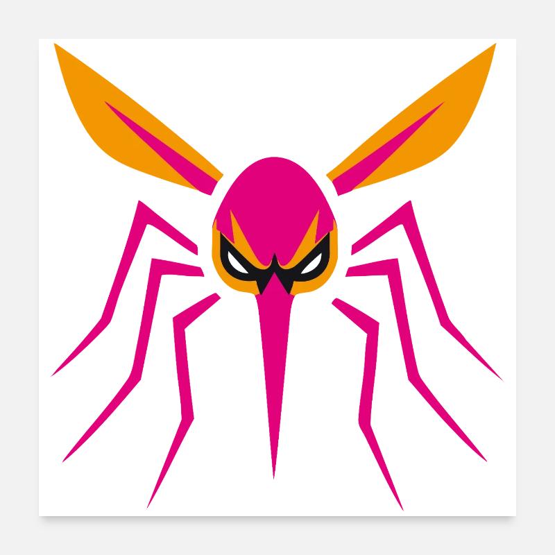 Mosquito, Mosquito, Insect, Evil Poster 24" x 24" (60x60 cm)