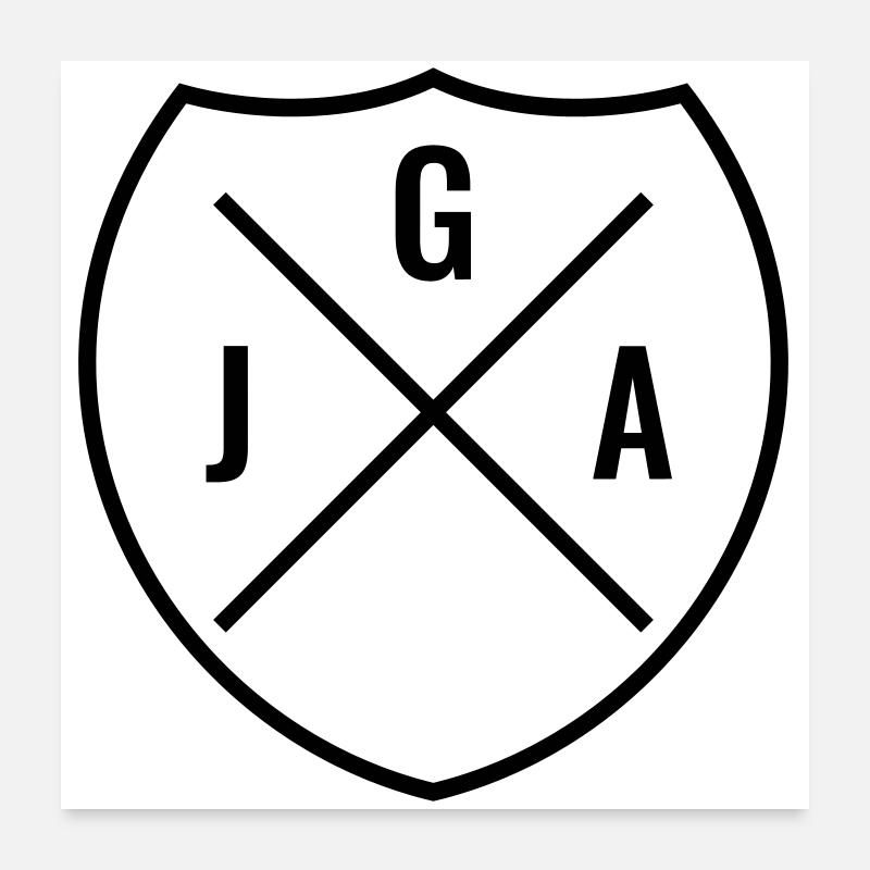 Jga 2026 Enterrement de vie de garçon Poster 60 x 60 cm