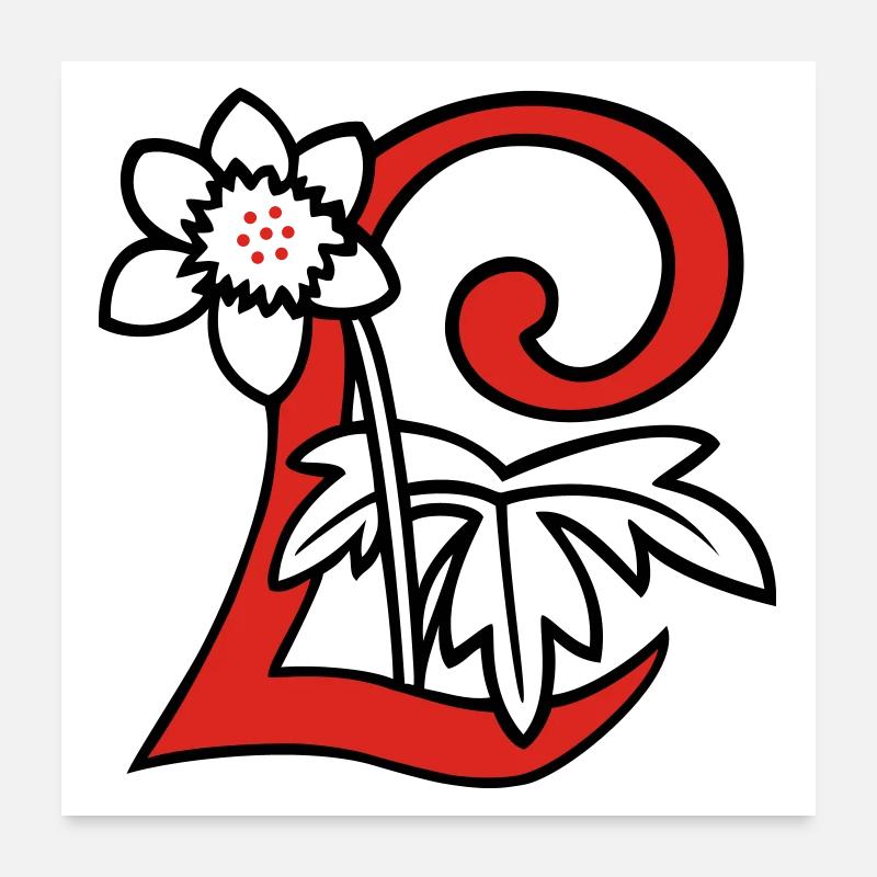 Symbol L Poster 24" x 24" (60x60 cm)