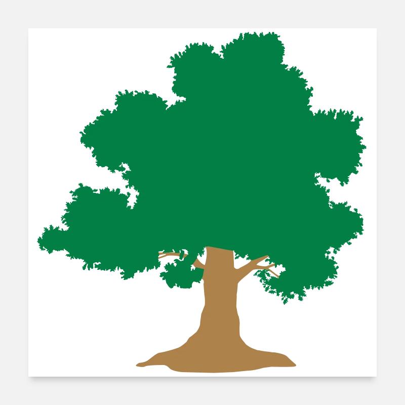 wild tree Baum Poster 60x60 cm