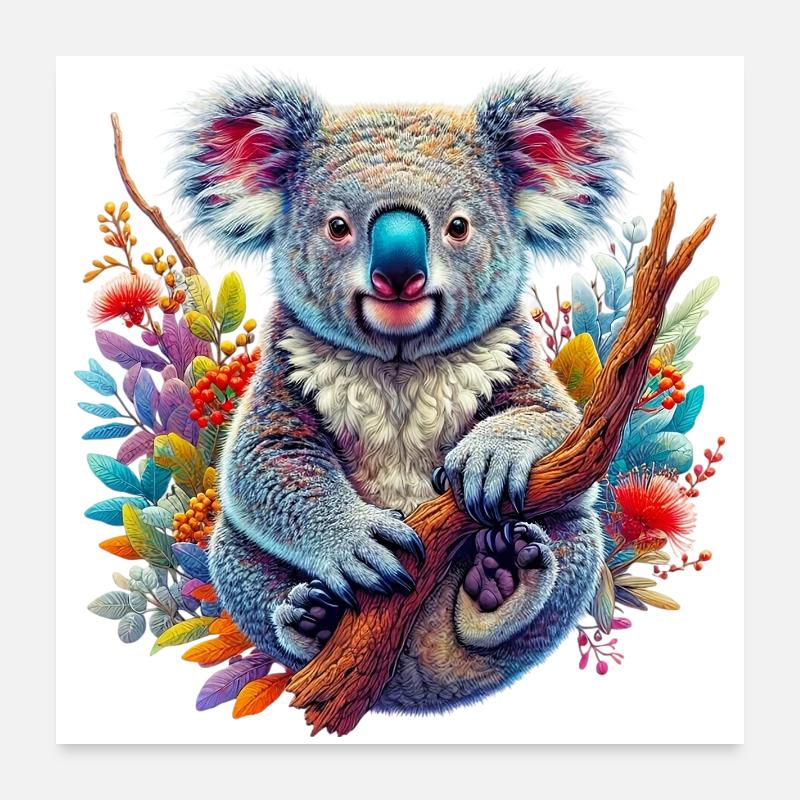 Koala Poster 24" x 24" (60x60 cm)