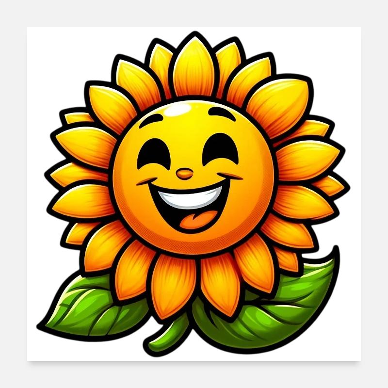 Sunflower Poster 24" x 24" (60x60 cm)