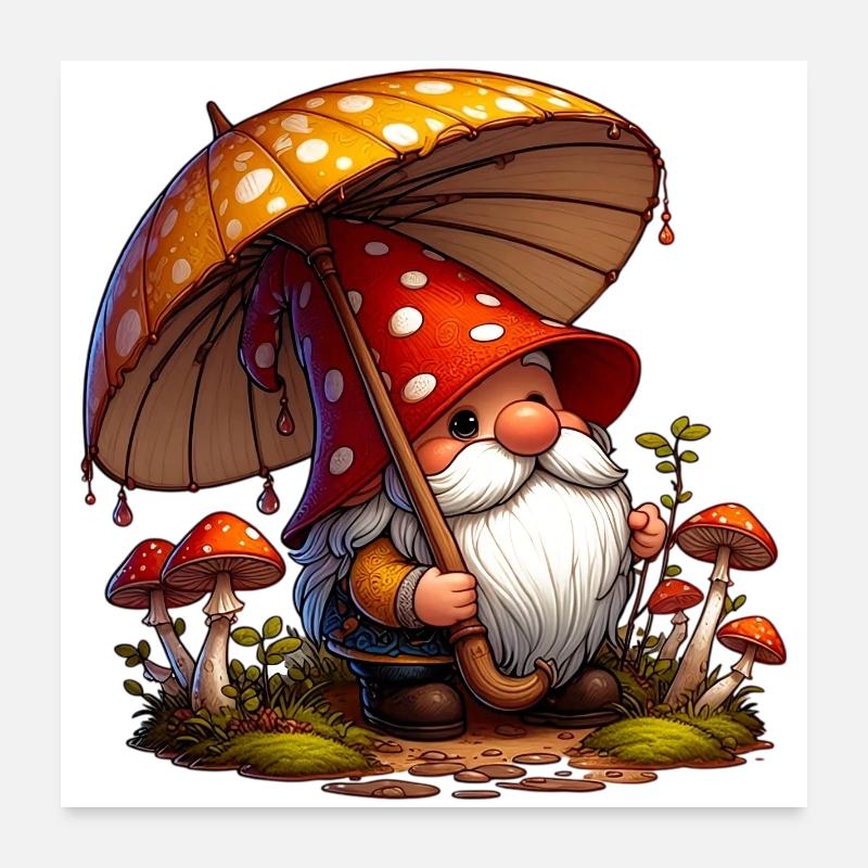 Gnom Poster 60x60 cm