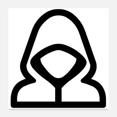 hacker Poster 60 x 60 cm