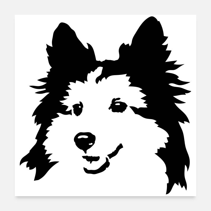 Dog Poster 24" x 24" (60x60 cm)