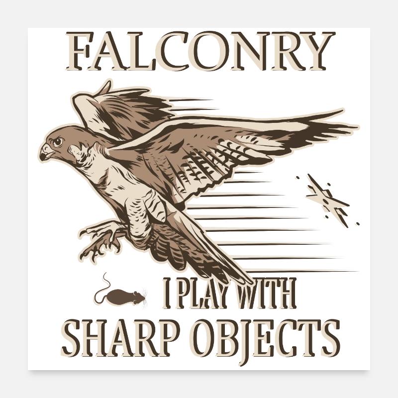 Falconer Poster 24" x 24" (60x60 cm)