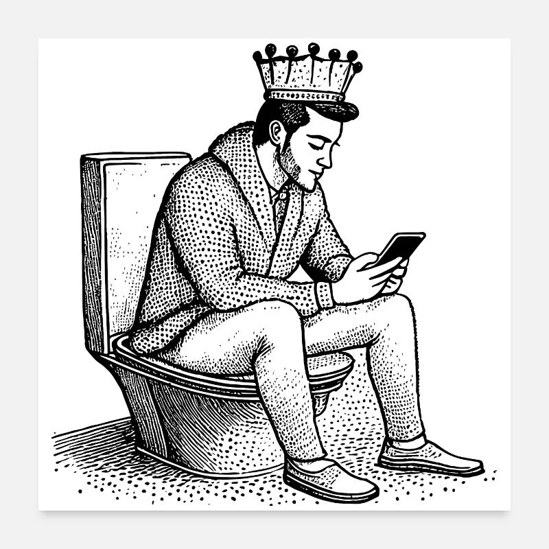 Sur le mobile Poster 60 x 60 cm