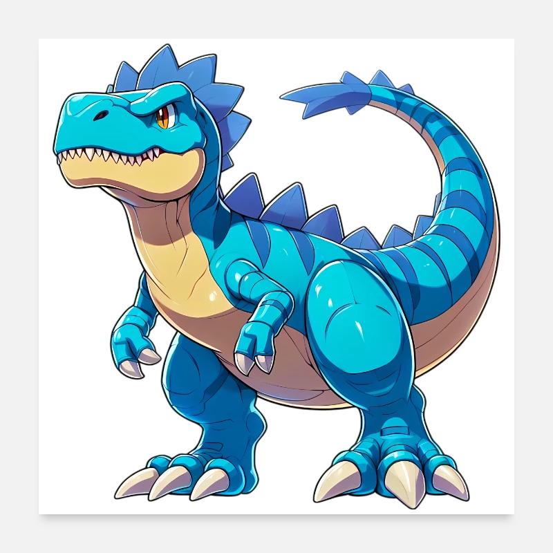 Dinosaure Poster 60 x 60 cm