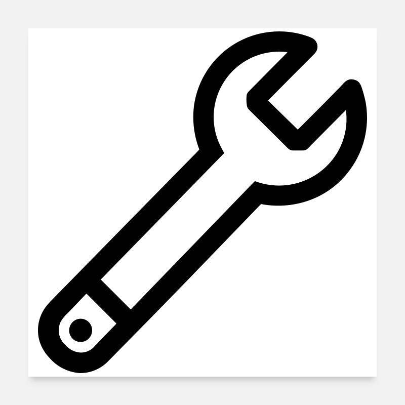 DIY Key Poster 24" x 24" (60x60 cm)