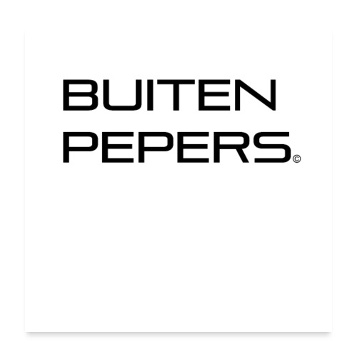 Buitenpepers - Poster 60x60 cm