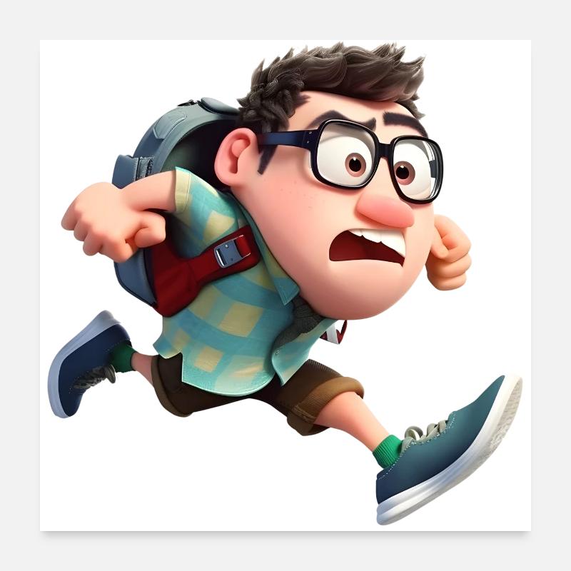 Pixelated Pals Poster 24" x 24" (60x60 cm)