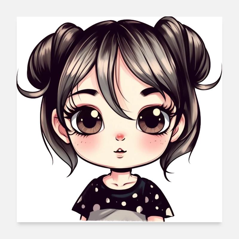 Manga Japanin piirustus Juliste 60x60 cm
