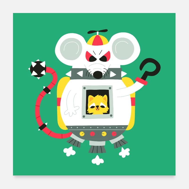 Bad mouse Poster 24" x 24" (60x60 cm)