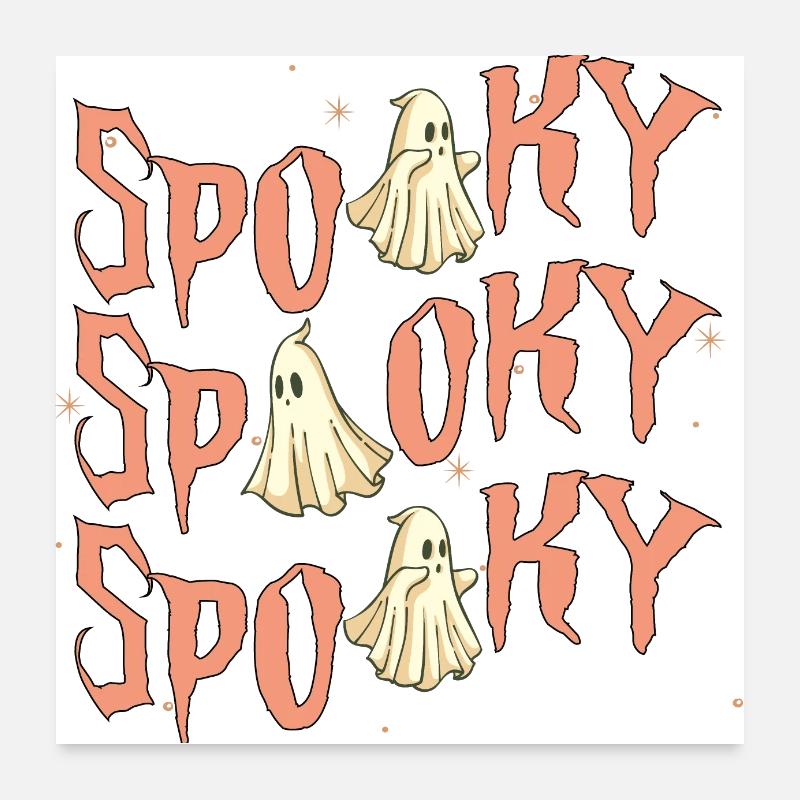 Spoooky Halloween Poster 60 x 60 cm