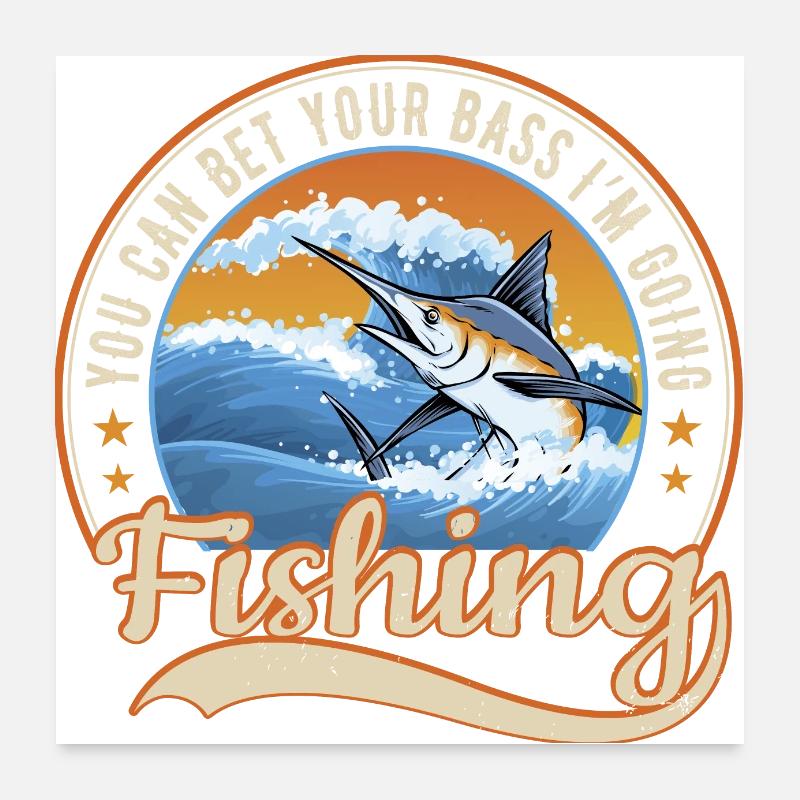 Angling Poster 24" x 24" (60x60 cm)