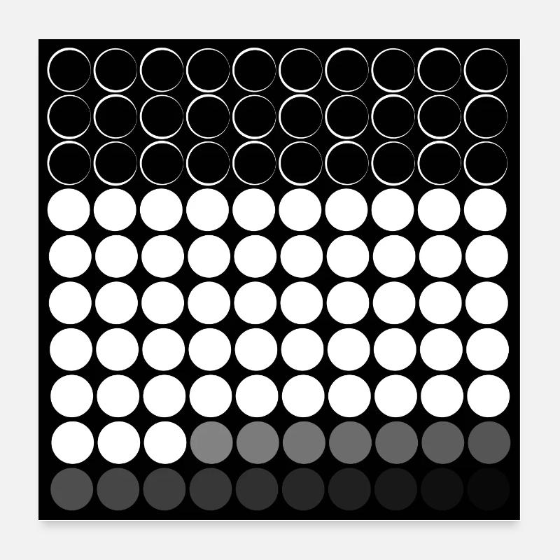 30e anniversaire (espérance de vie) Poster 60 x 60 cm