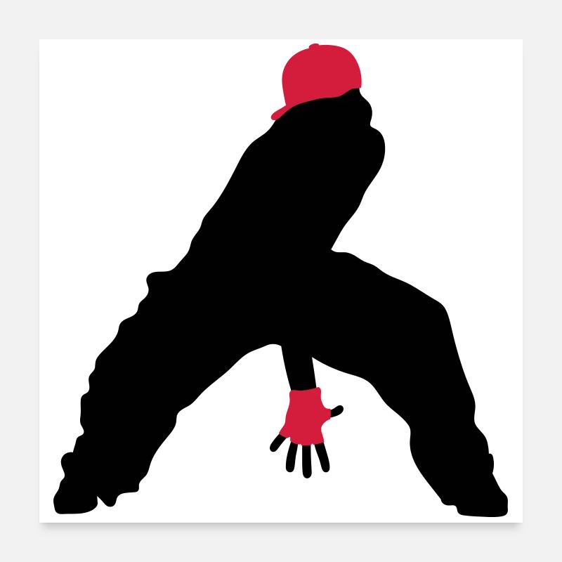 hip hop Poster 60x60 cm