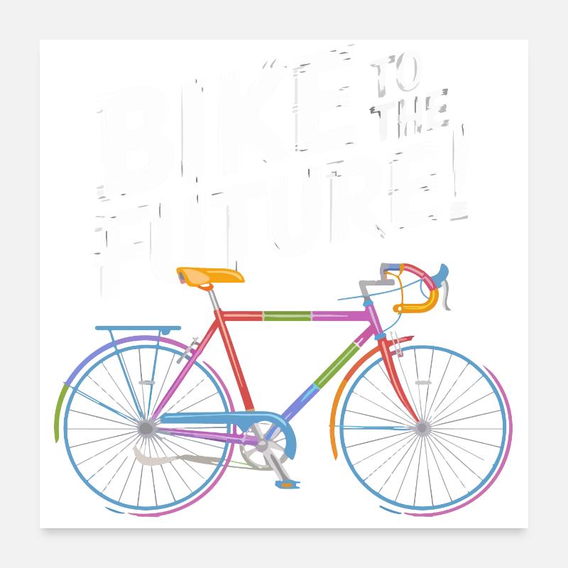 Futuristic Bicycle Design Poster 24" x 24" (60x60 cm)
