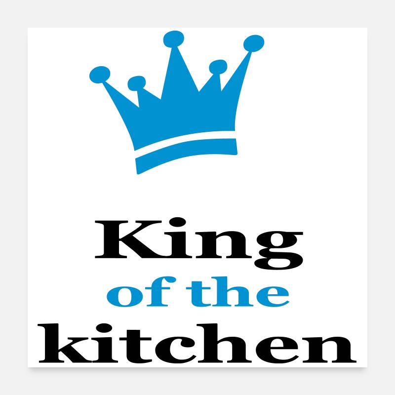 Tablier de chef amusant pour les chefs Poster 60 x 60 cm