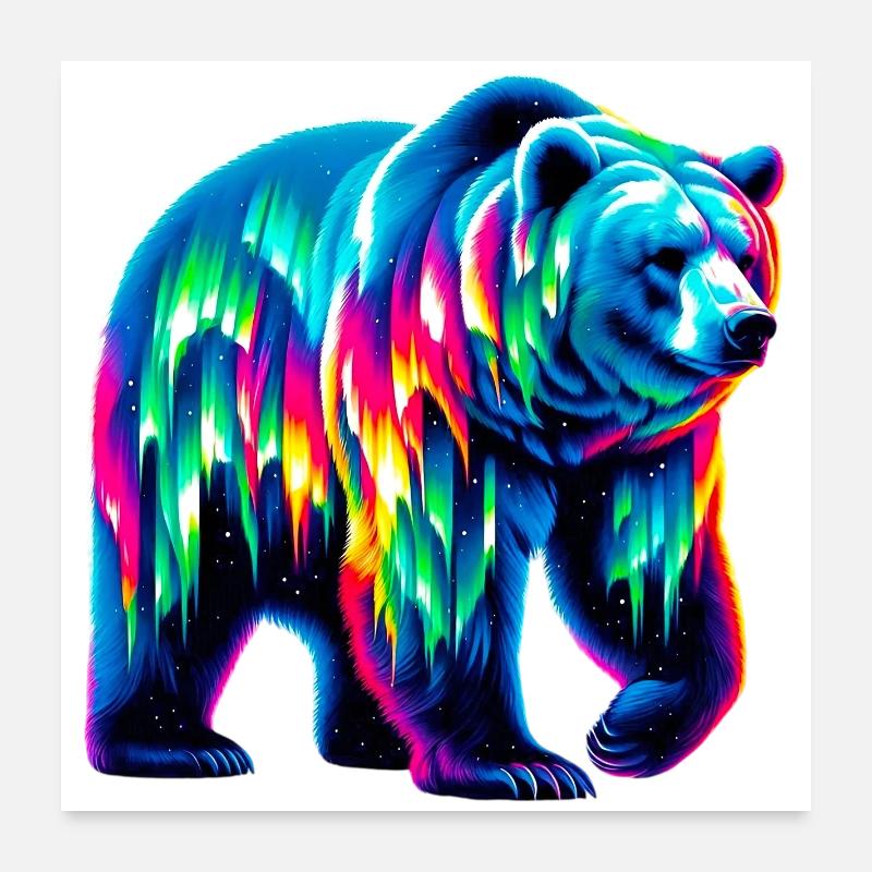 Bär Poster 60x60 cm