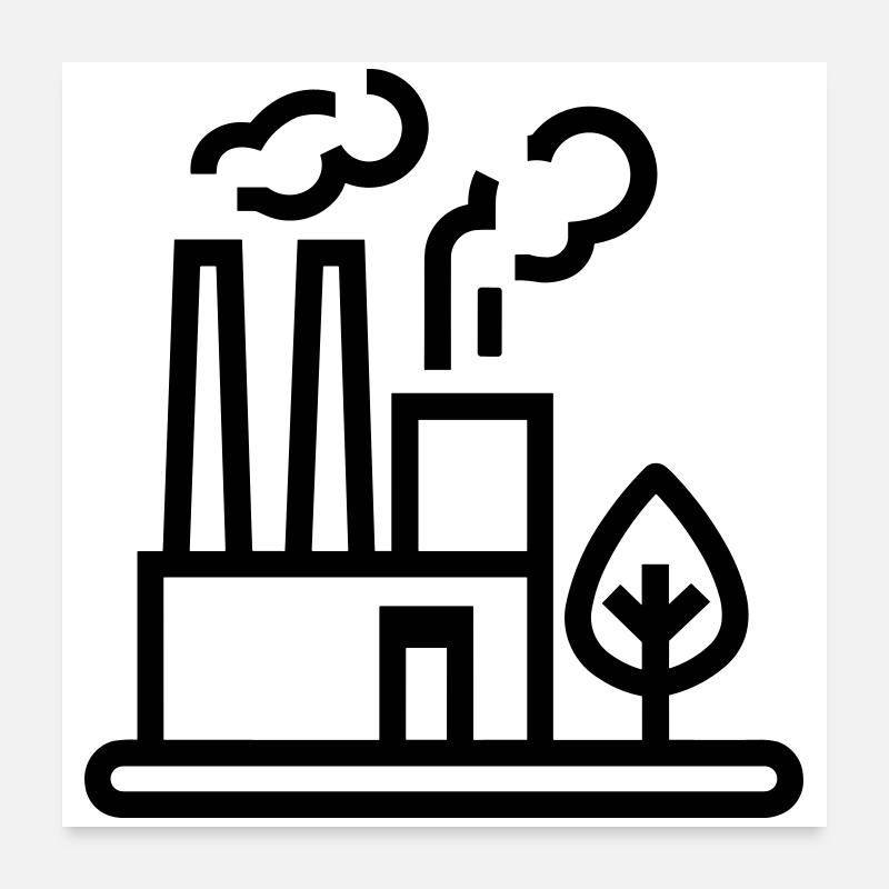 Eco-friendly factory Poster 24" x 24" (60x60 cm)