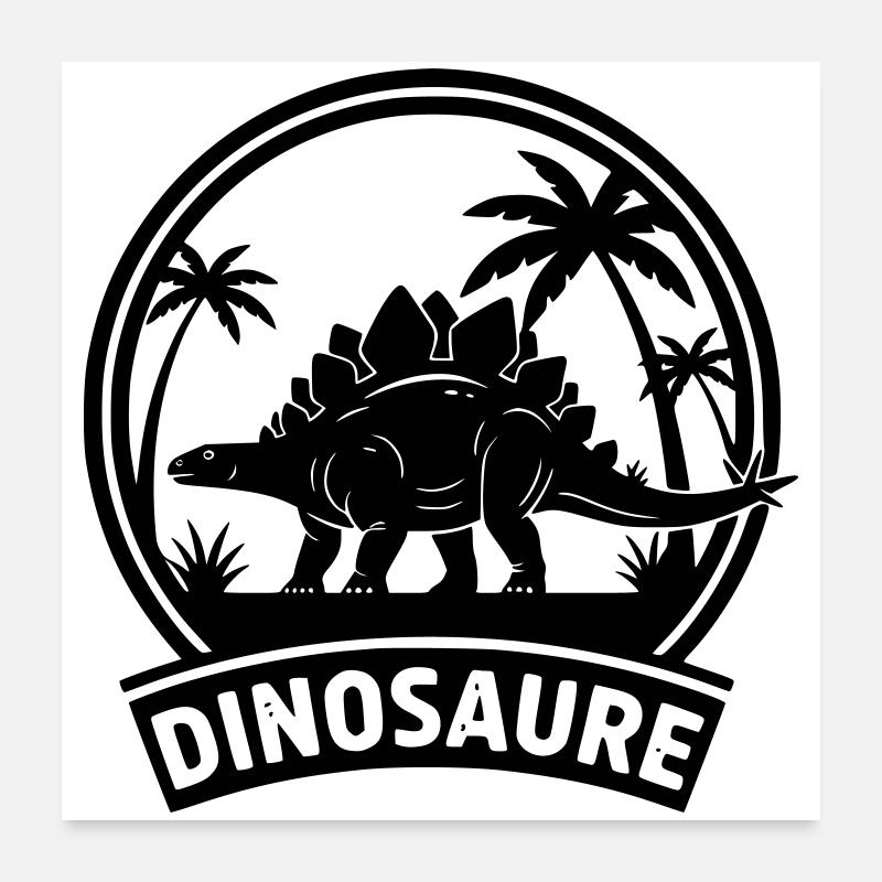 Dinosaurier 3 Poster 60x60 cm