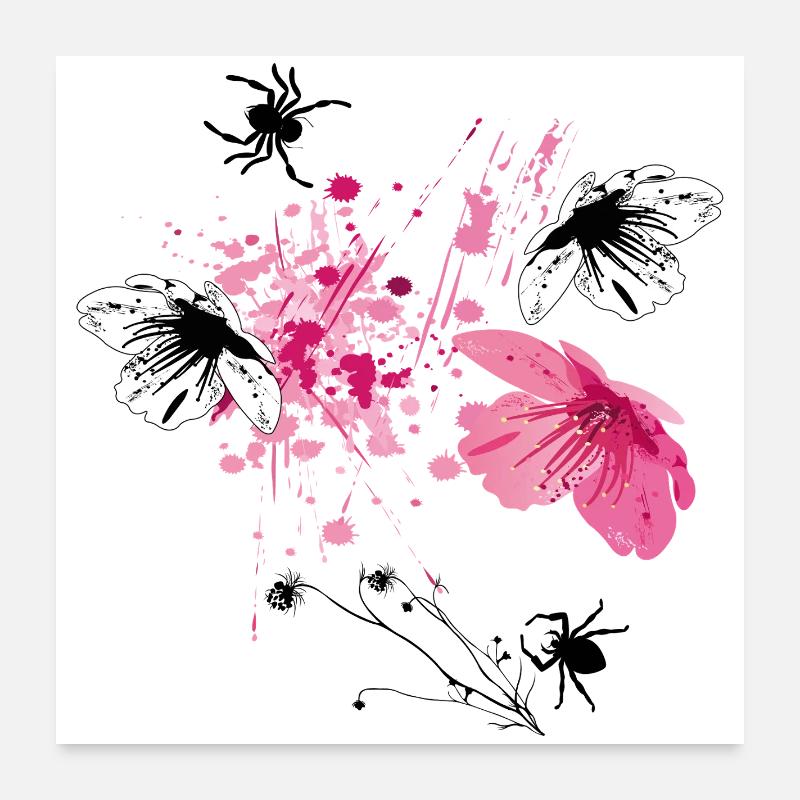 Fantasme de la Fleur Poster 60 x 60 cm