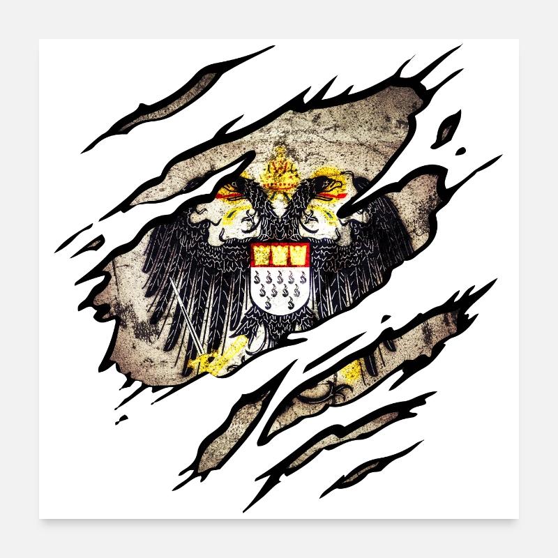 Köln Poster 60x60 cm