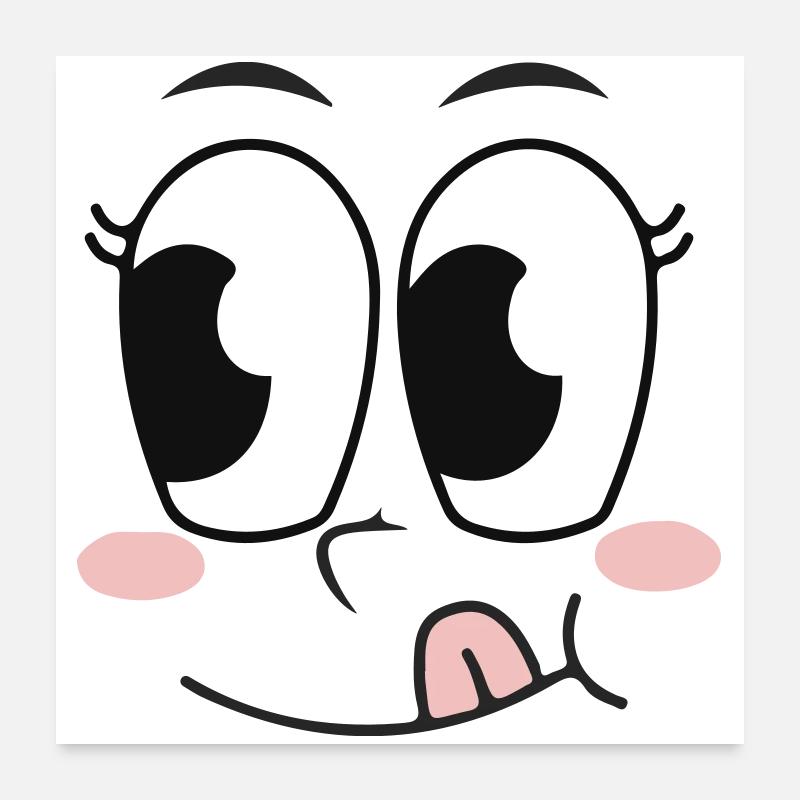 Face Poster 24" x 24" (60x60 cm)