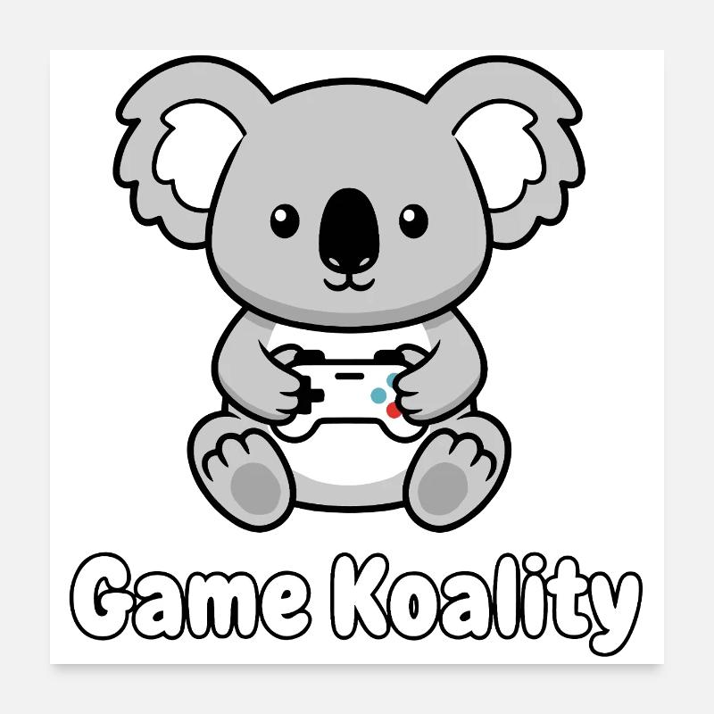 Game Koality Koala Poster 60x60 cm