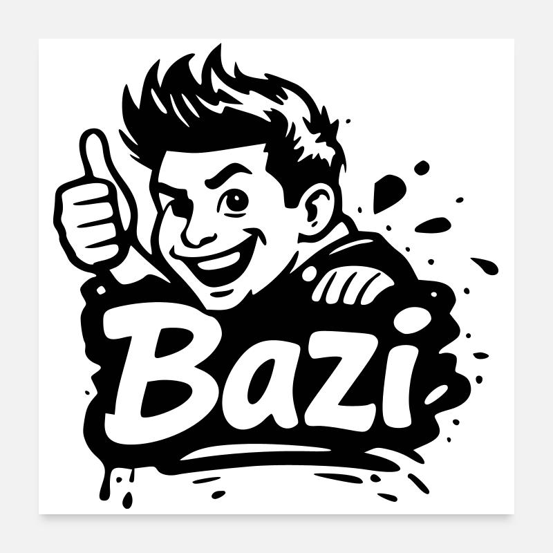 Bazi Poster 60 x 60 cm