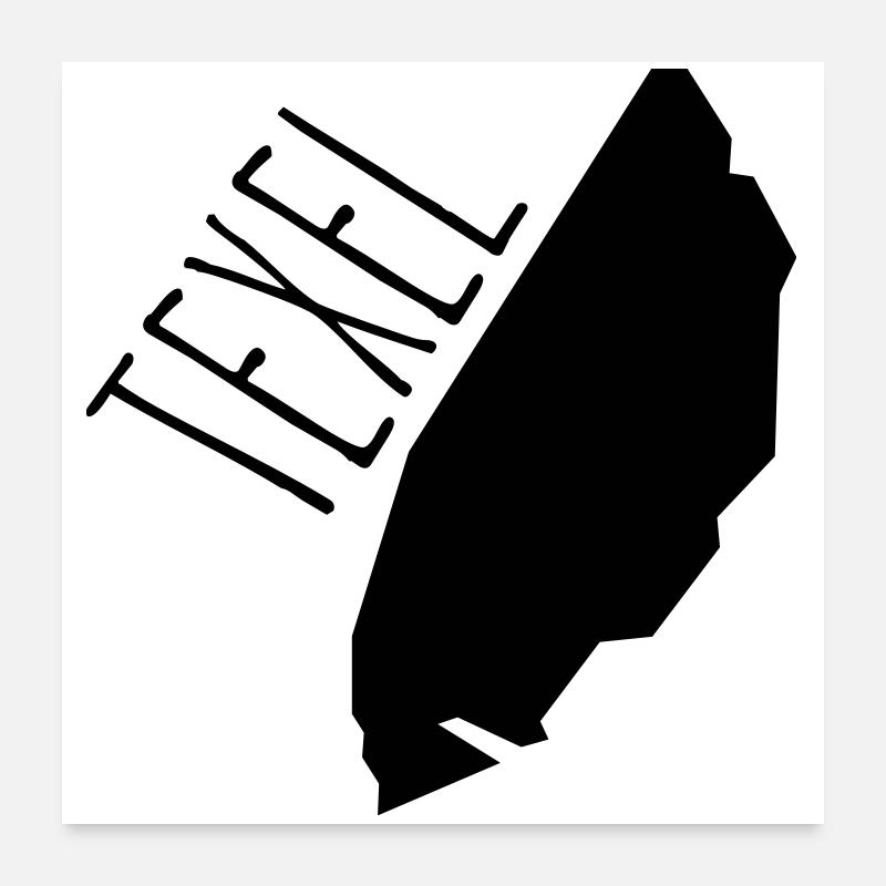 Texel Poster 60x60 cm