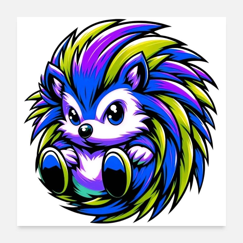 Igel Poster 60x60 cm