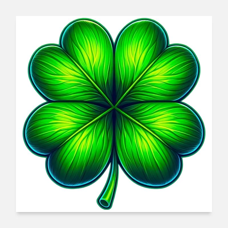 Four-leaf clover Poster 24" x 24" (60x60 cm)