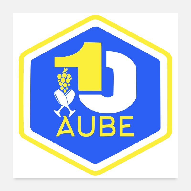 Aube 10 Poster 60 x 60 cm