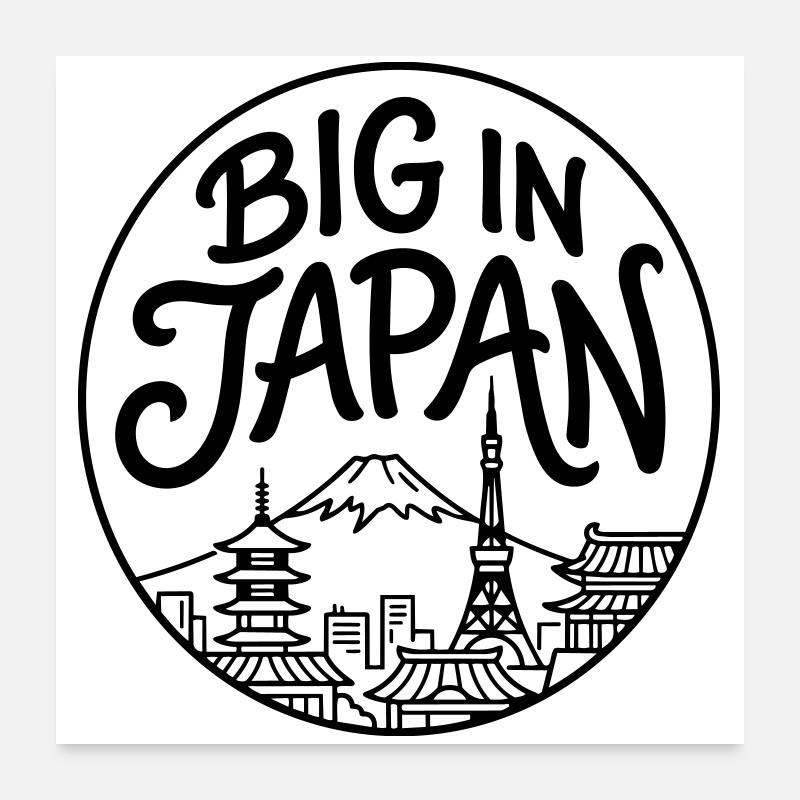 Japon Poster 60 x 60 cm
