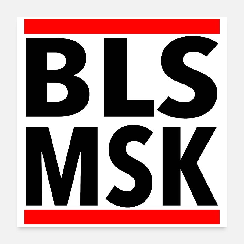 BLSMSK Motiv Poster 60x60 cm