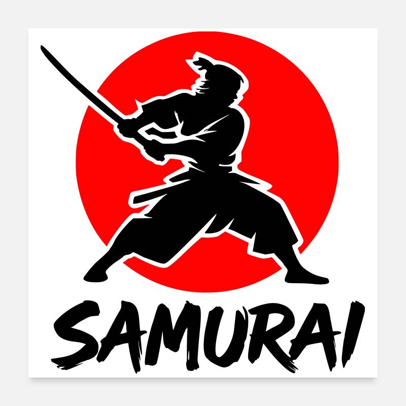 Samurai Poster 24" x 24" (60x60 cm)