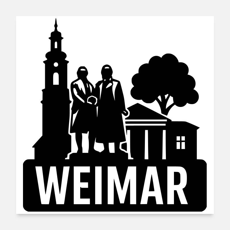 weimar thüringen Poster 60x60 cm