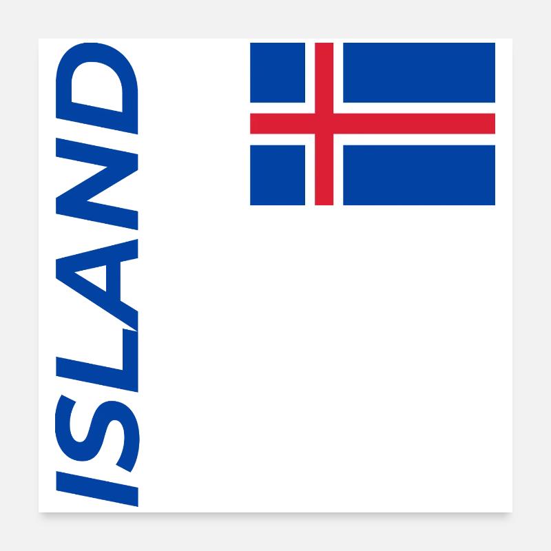 Siglufjördur  Poster 60x60 cm