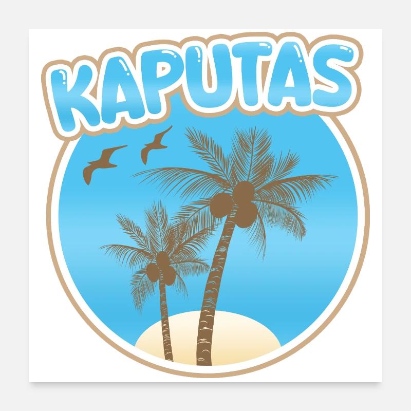 Tourisme Kaputas Poster 60 x 60 cm
