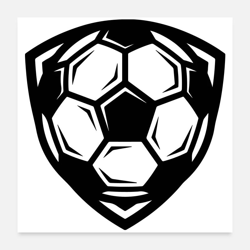 Soccer Ball Poster 24" x 24" (60x60 cm)