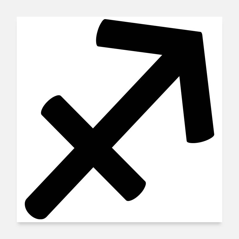 Sagittarius - Star Sign Poster 24" x 24" (60x60 cm)