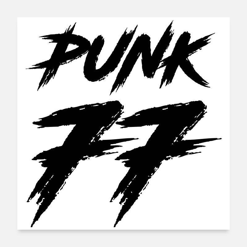 Punk Poster 60 x 60 cm