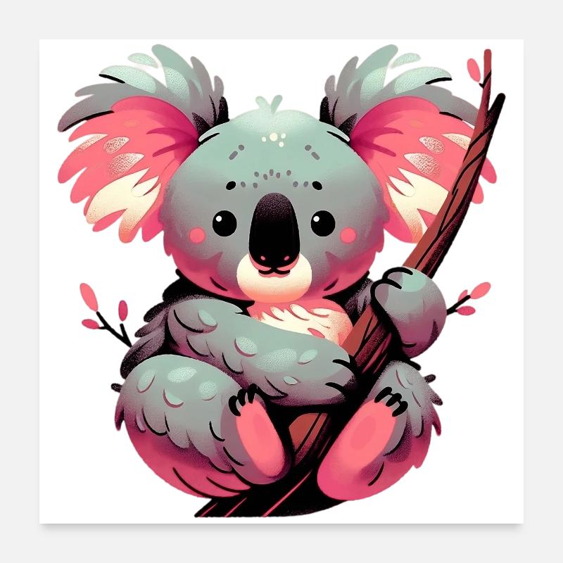 Koala Poster 24" x 24" (60x60 cm)