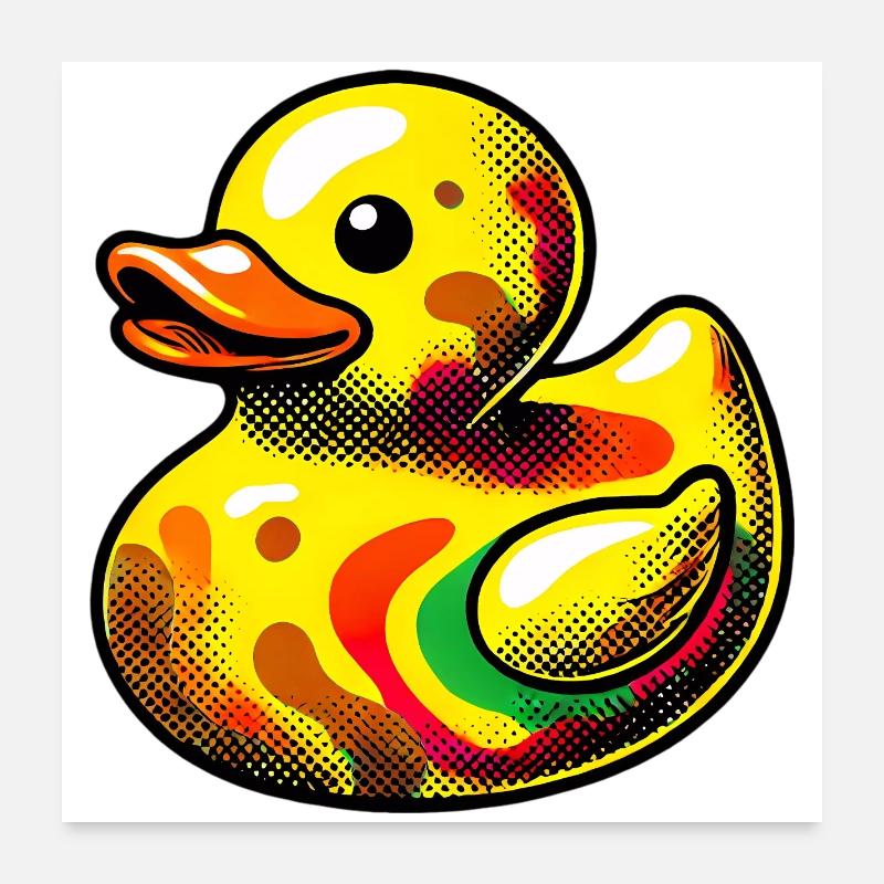 Duckling Duck Duck Duck Poster 24" x 24" (60x60 cm)