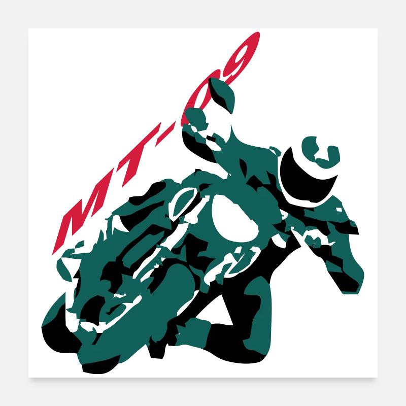 MT-09 Poster 60x60 cm