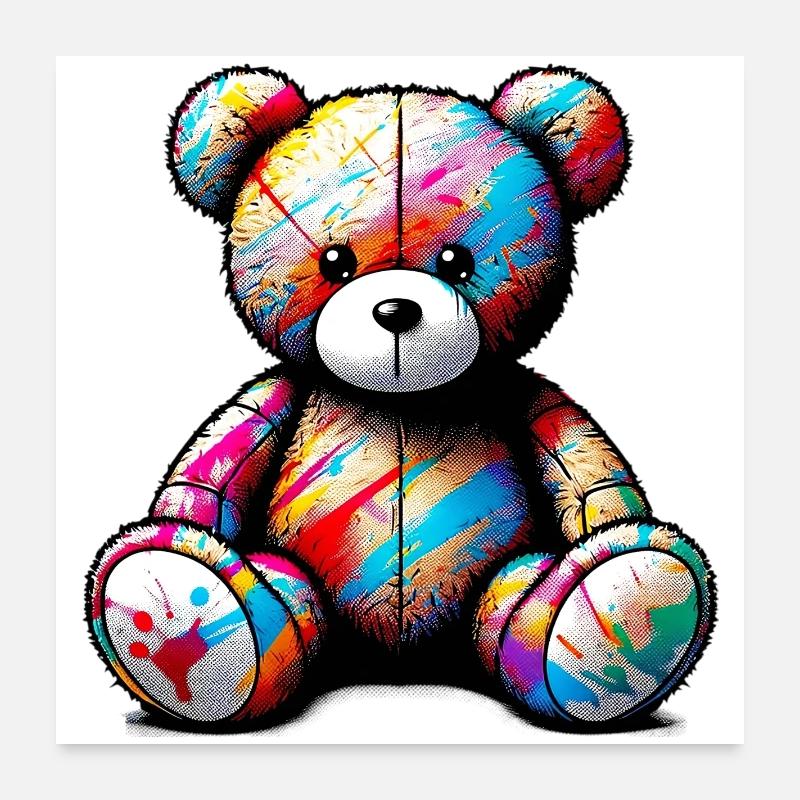 Orso orsacchiotto Teddy Bear Poster 24" x 24" (60x60 cm)